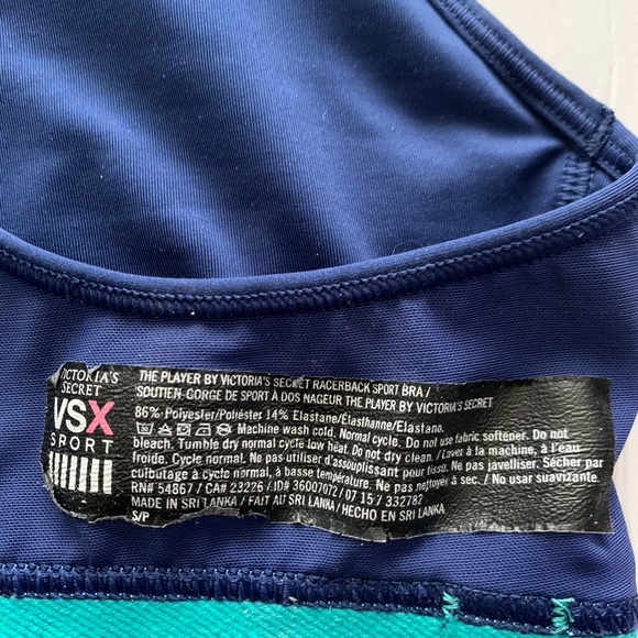VSX Victoria’s Secret Racer Back Sport Bra Small - Picture 4 of 7